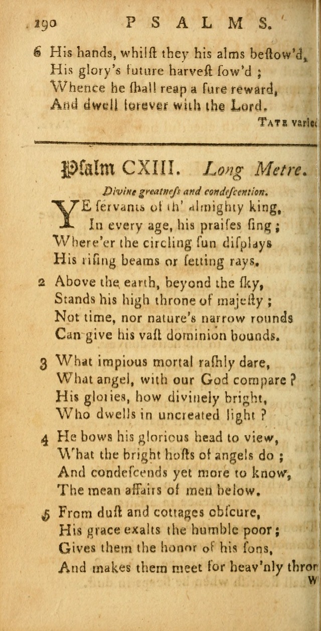 Sacred Poetry: consisting of psalms and hymns, adapted to Christian devotion, in public and private, selected from the best authors, with variations and additions page 194