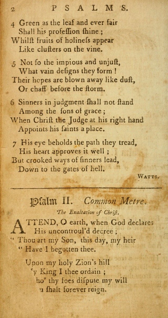 Sacred Poetry: consisting of psalms and hymns, adapted to Christian devotion, in public and private, selected from the best authors, with variations and additions page 2