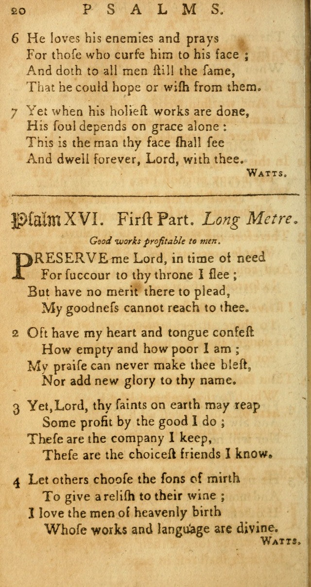 Sacred Poetry: consisting of psalms and hymns, adapted to Christian devotion, in public and private, selected from the best authors, with variations and additions page 20