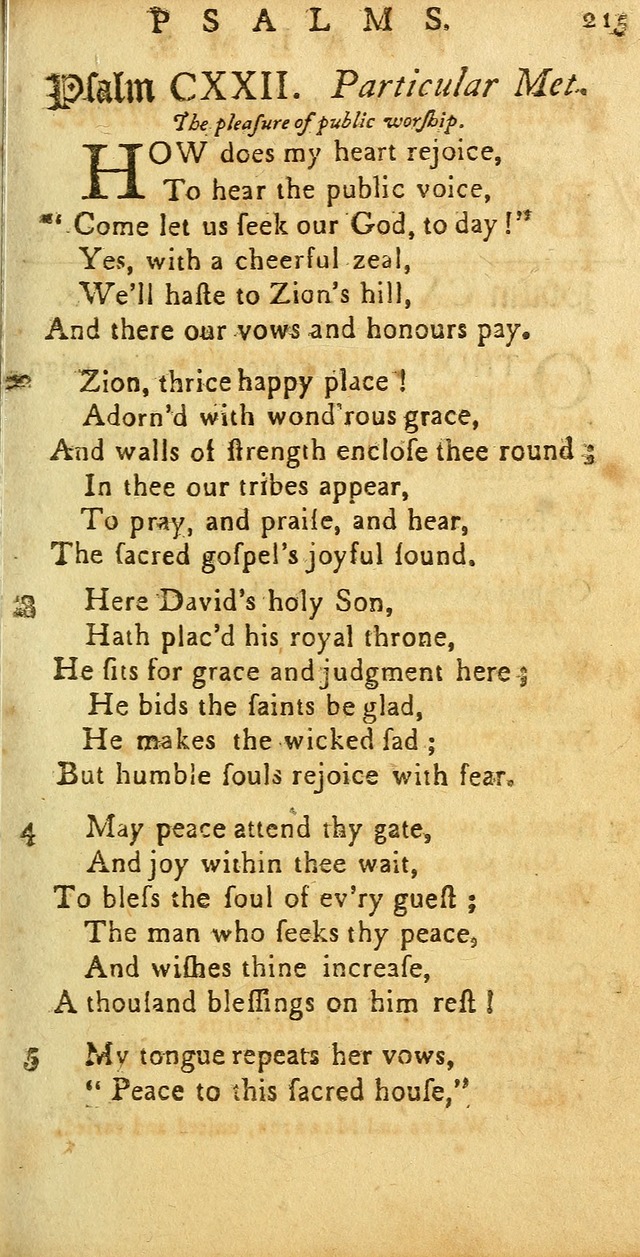 Sacred Poetry: consisting of psalms and hymns, adapted to Christian devotion, in public and private, selected from the best authors, with variations and additions page 219