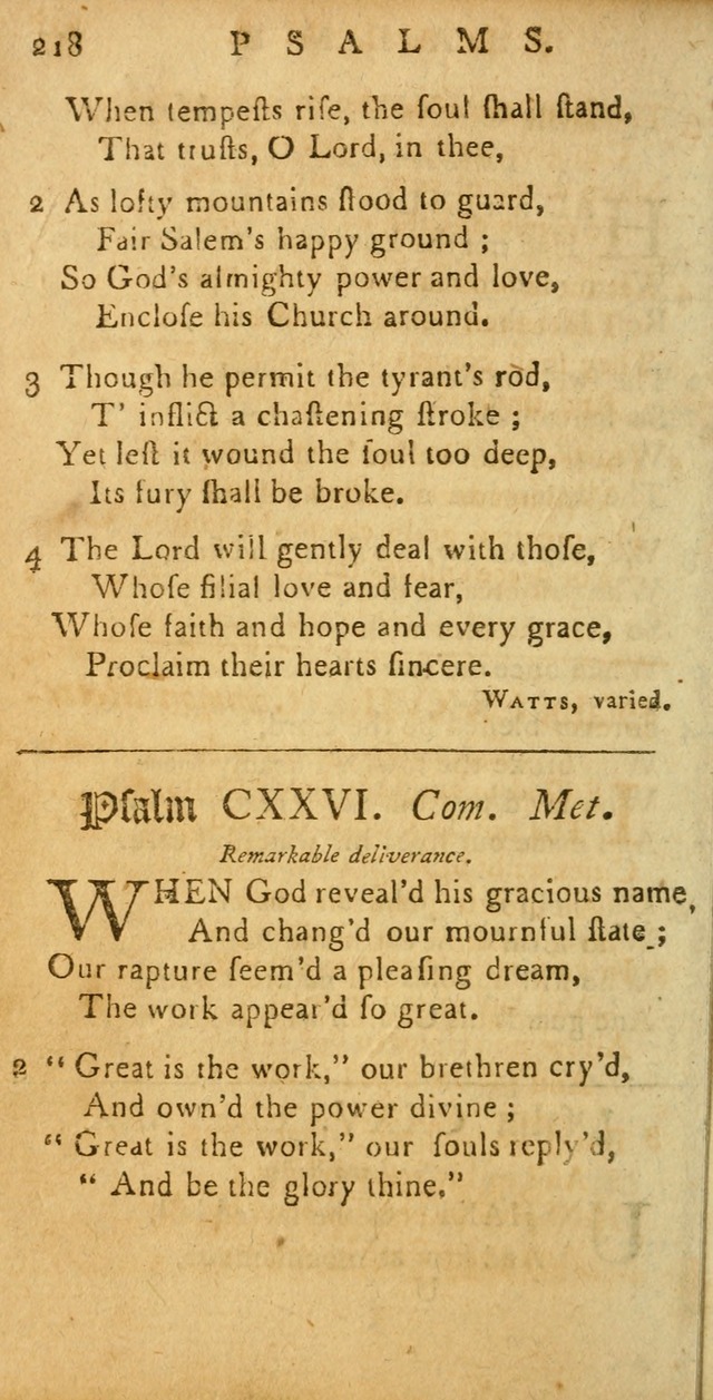 Sacred Poetry: consisting of psalms and hymns, adapted to Christian devotion, in public and private, selected from the best authors, with variations and additions page 222