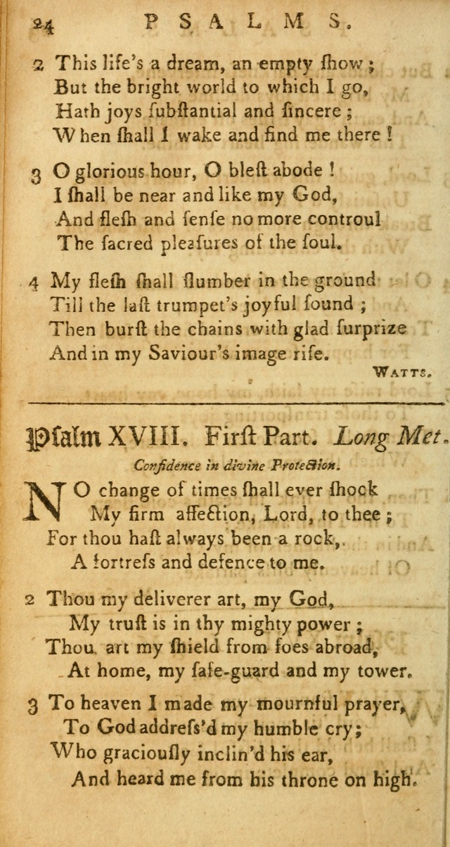 Sacred Poetry: consisting of psalms and hymns, adapted to Christian devotion, in public and private, selected from the best authors, with variations and additions page 24