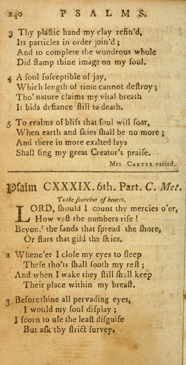 Sacred Poetry: consisting of psalms and hymns, adapted to Christian devotion, in public and private, selected from the best authors, with variations and additions page 244