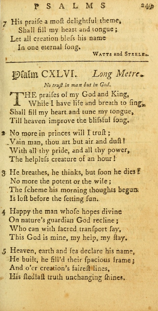 Sacred Poetry: consisting of psalms and hymns, adapted to Christian devotion, in public and private, selected from the best authors, with variations and additions page 253