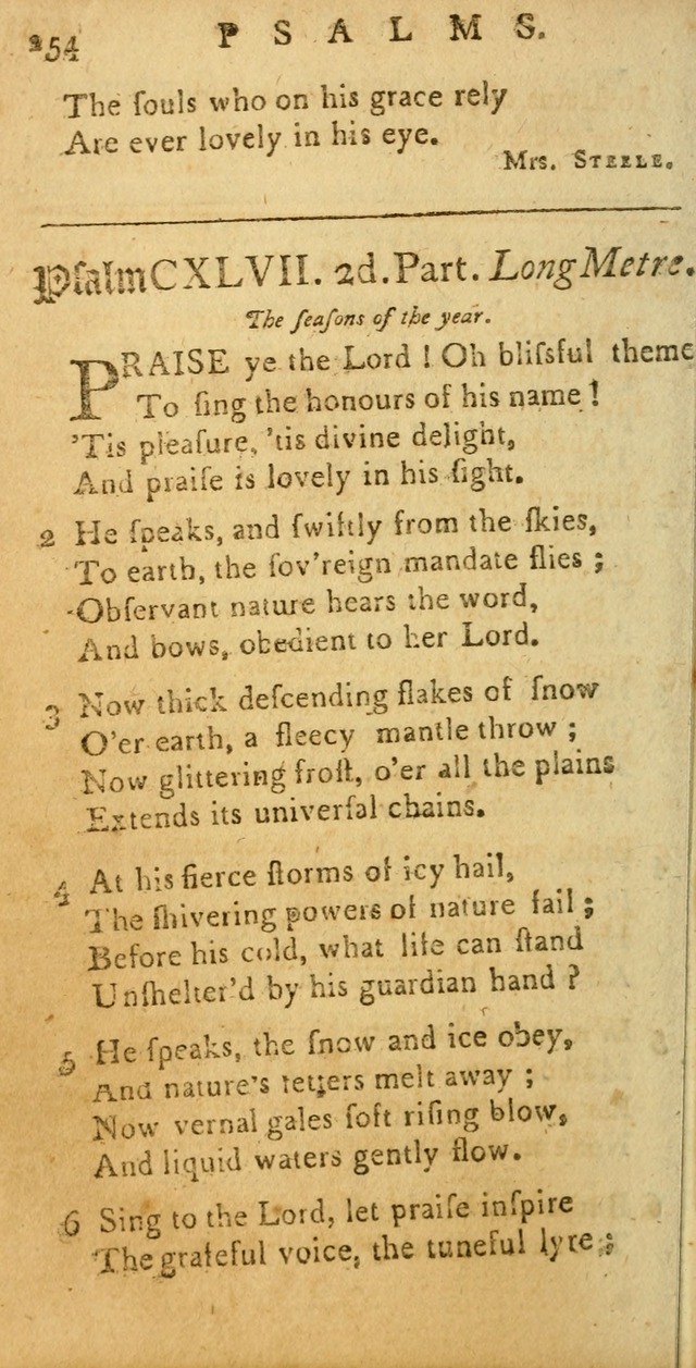 Sacred Poetry: consisting of psalms and hymns, adapted to Christian devotion, in public and private, selected from the best authors, with variations and additions page 258