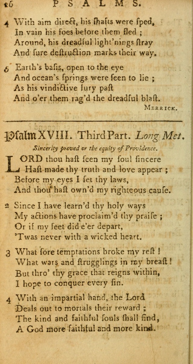 Sacred Poetry: consisting of psalms and hymns, adapted to Christian devotion, in public and private, selected from the best authors, with variations and additions page 26