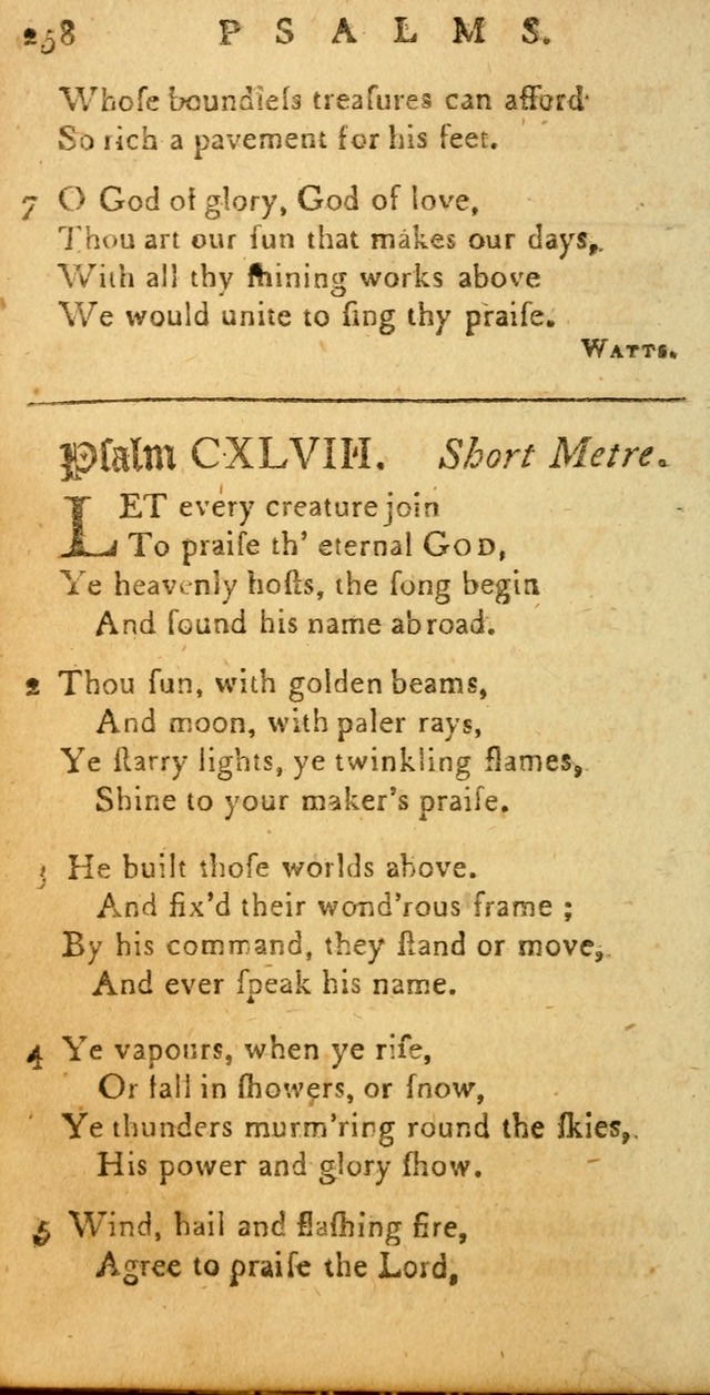 Sacred Poetry: consisting of psalms and hymns, adapted to Christian devotion, in public and private, selected from the best authors, with variations and additions page 262