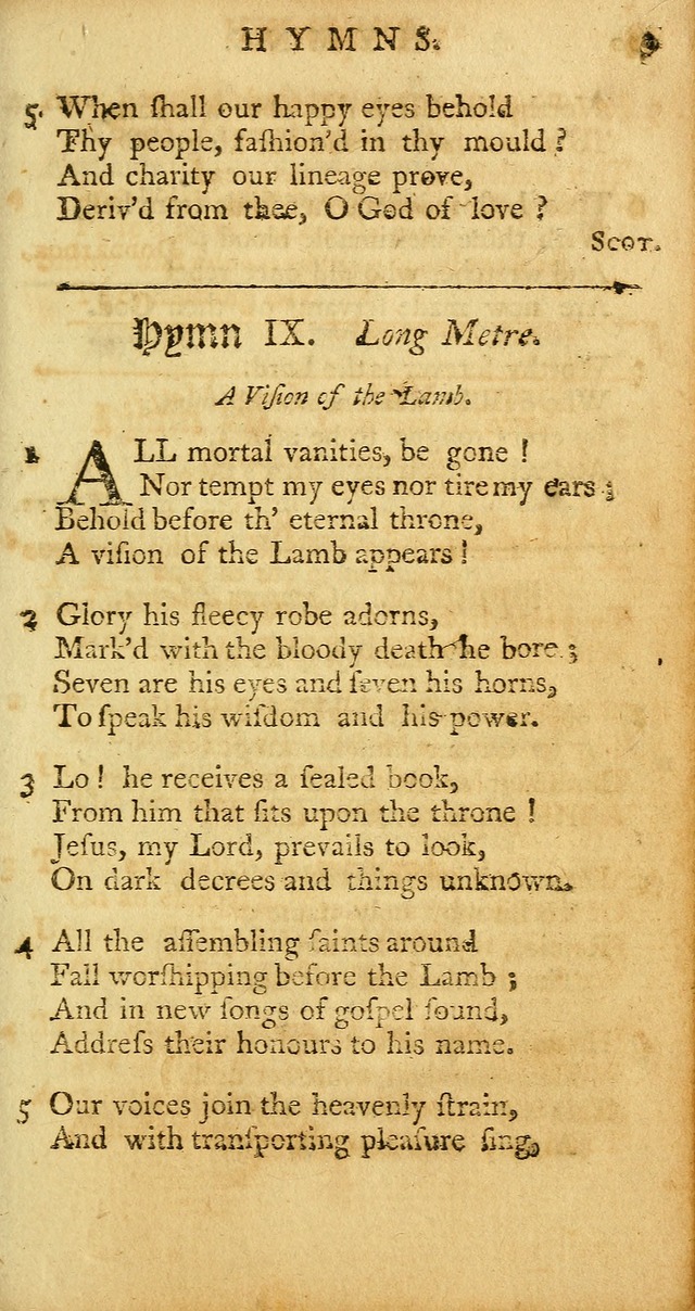 Sacred Poetry: consisting of psalms and hymns, adapted to Christian devotion, in public and private, selected from the best authors, with variations and additions page 289