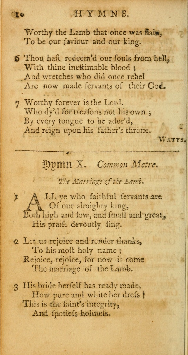 Sacred Poetry: consisting of psalms and hymns, adapted to Christian devotion, in public and private, selected from the best authors, with variations and additions page 290