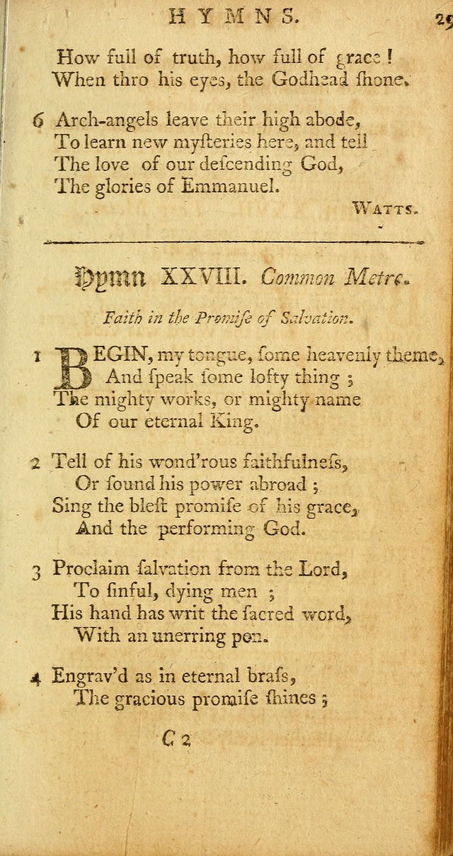 Sacred Poetry: consisting of psalms and hymns, adapted to Christian devotion, in public and private, selected from the best authors, with variations and additions page 309