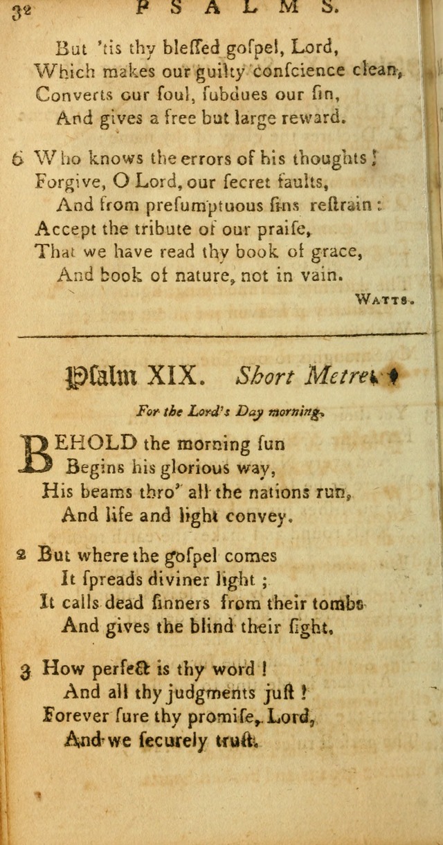 Sacred Poetry: consisting of psalms and hymns, adapted to Christian devotion, in public and private, selected from the best authors, with variations and additions page 32