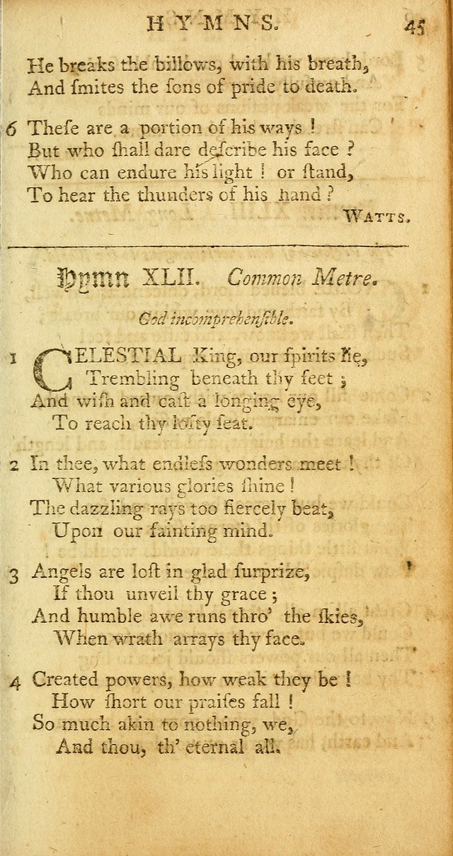 Sacred Poetry: consisting of psalms and hymns, adapted to Christian devotion, in public and private, selected from the best authors, with variations and additions page 325