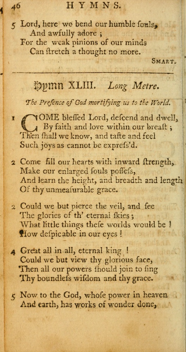 Sacred Poetry: consisting of psalms and hymns, adapted to Christian devotion, in public and private, selected from the best authors, with variations and additions page 326