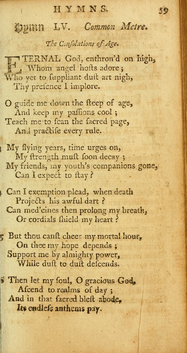 Sacred Poetry: consisting of psalms and hymns, adapted to Christian devotion, in public and private, selected from the best authors, with variations and additions page 339