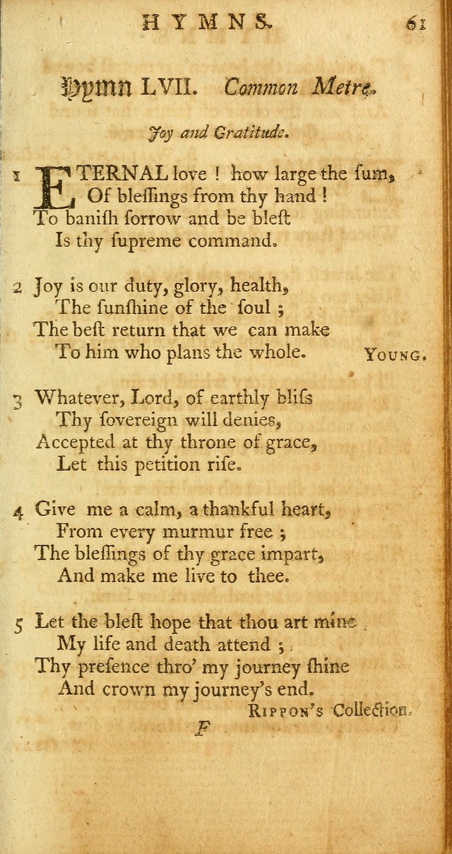 Sacred Poetry: consisting of psalms and hymns, adapted to Christian devotion, in public and private, selected from the best authors, with variations and additions page 341