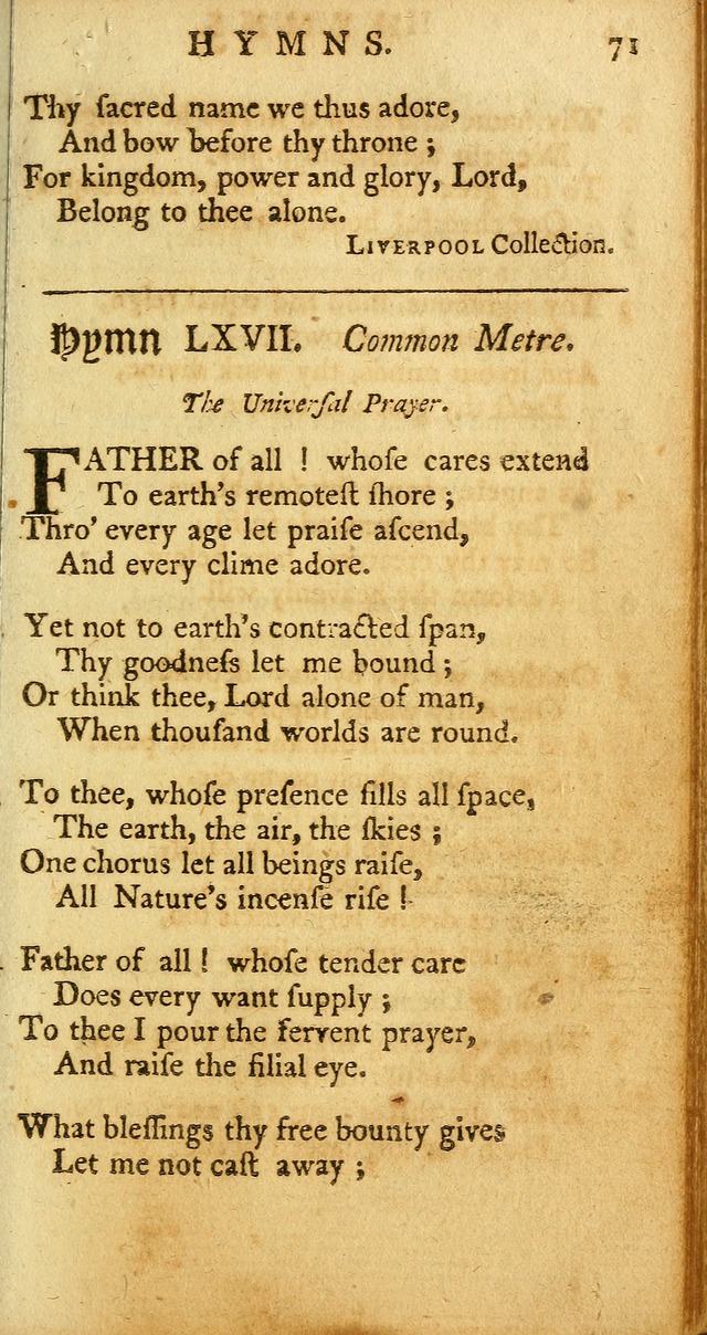 Sacred Poetry: consisting of psalms and hymns, adapted to Christian devotion, in public and private, selected from the best authors, with variations and additions page 351