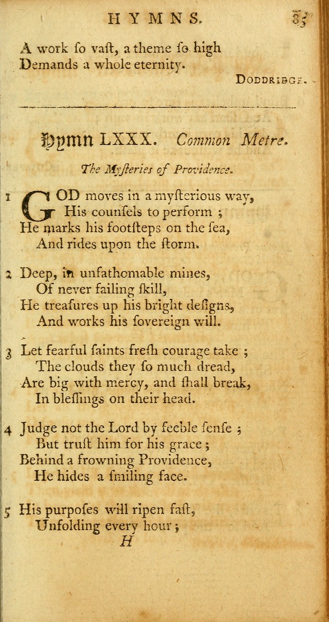 Sacred Poetry: consisting of psalms and hymns, adapted to Christian devotion, in public and private, selected from the best authors, with variations and additions page 365