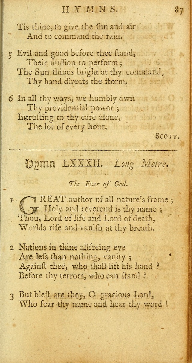 Sacred Poetry: consisting of psalms and hymns, adapted to Christian devotion, in public and private, selected from the best authors, with variations and additions page 367