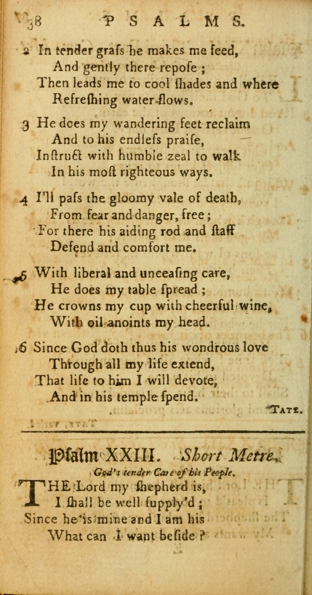 Sacred Poetry: consisting of psalms and hymns, adapted to Christian devotion, in public and private, selected from the best authors, with variations and additions page 38