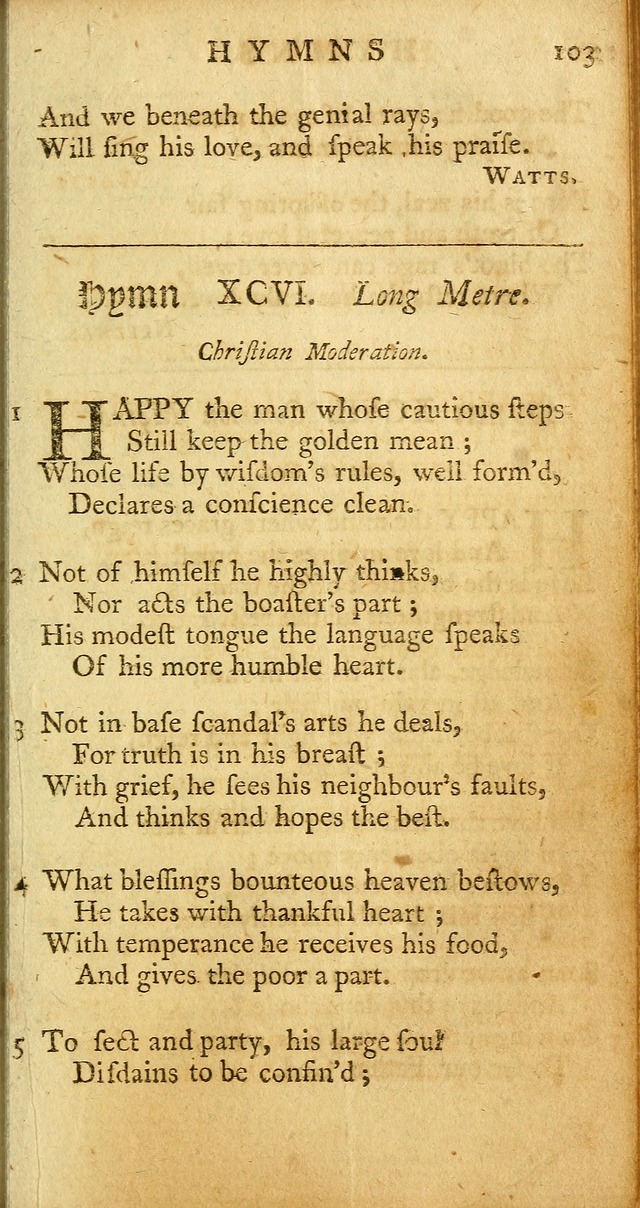 Sacred Poetry: consisting of psalms and hymns, adapted to Christian devotion, in public and private, selected from the best authors, with variations and additions page 383