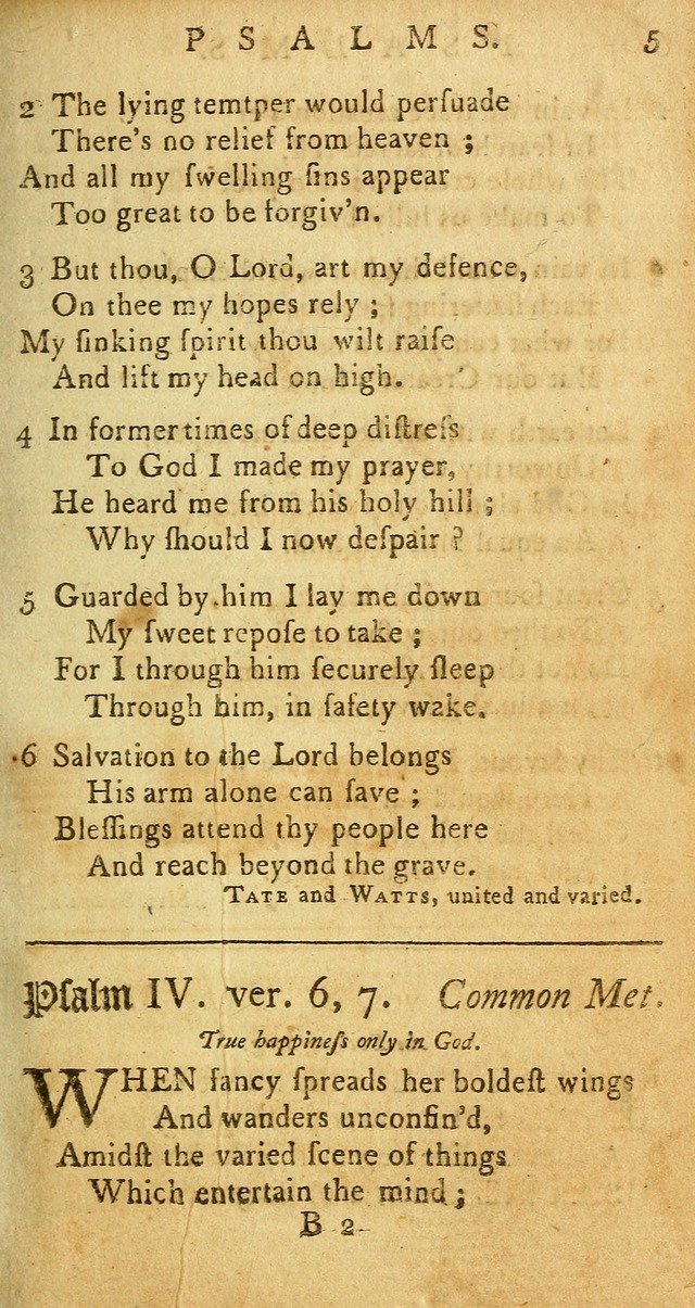 Sacred Poetry: consisting of psalms and hymns, adapted to Christian devotion, in public and private, selected from the best authors, with variations and additions page 5