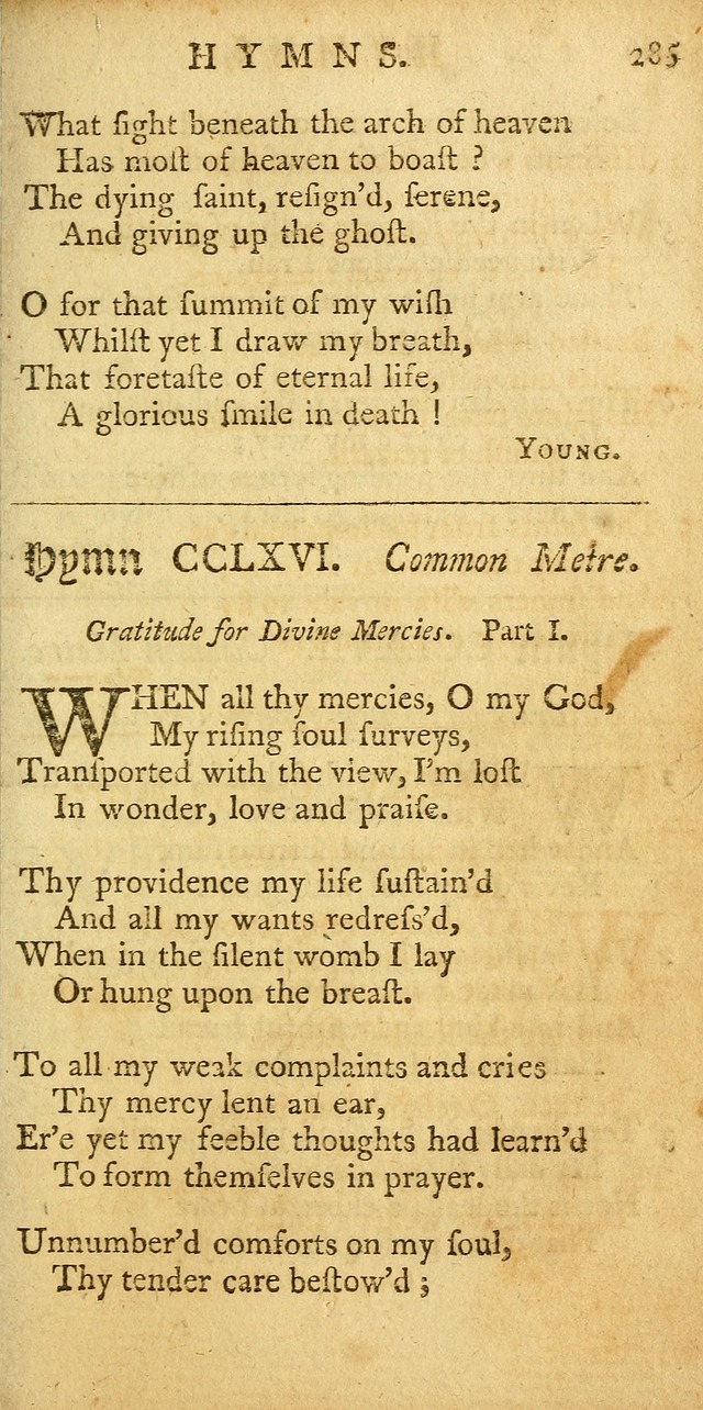 Sacred Poetry: consisting of psalms and hymns, adapted to Christian devotion, in public and private, selected from the best authors, with variations and additions page 565