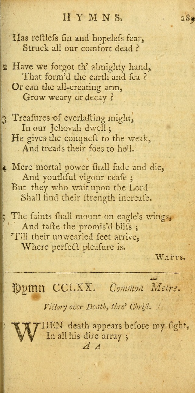 Sacred Poetry: consisting of psalms and hymns, adapted to Christian devotion, in public and private, selected from the best authors, with variations and additions page 569