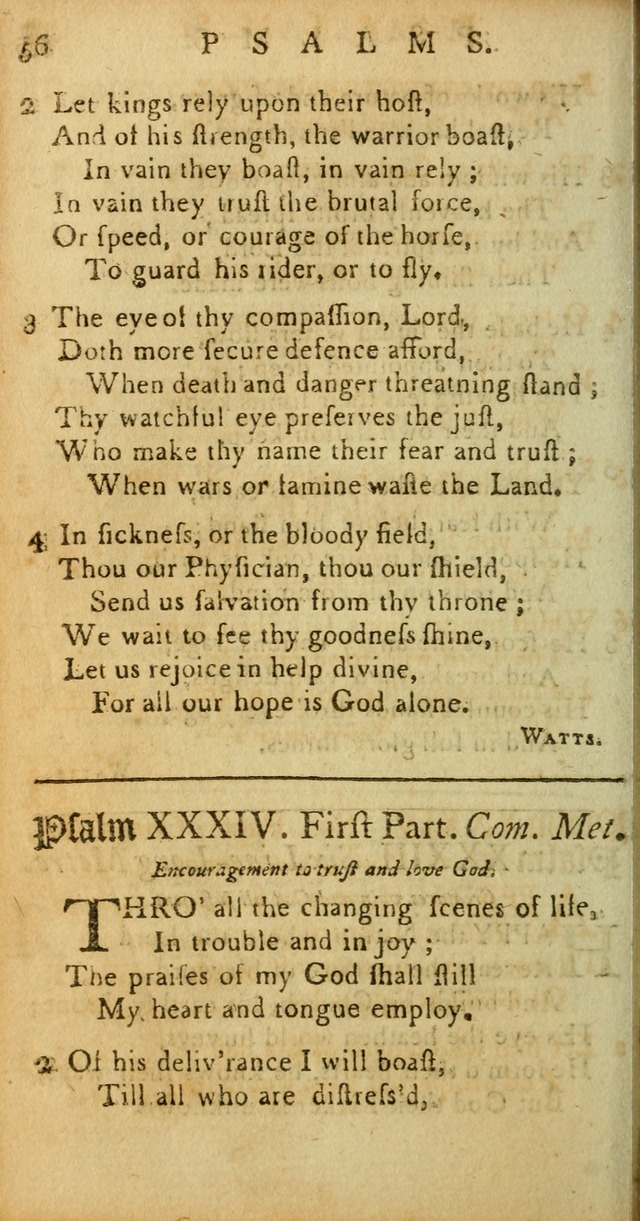 Sacred Poetry: consisting of psalms and hymns, adapted to Christian devotion, in public and private, selected from the best authors, with variations and additions page 58