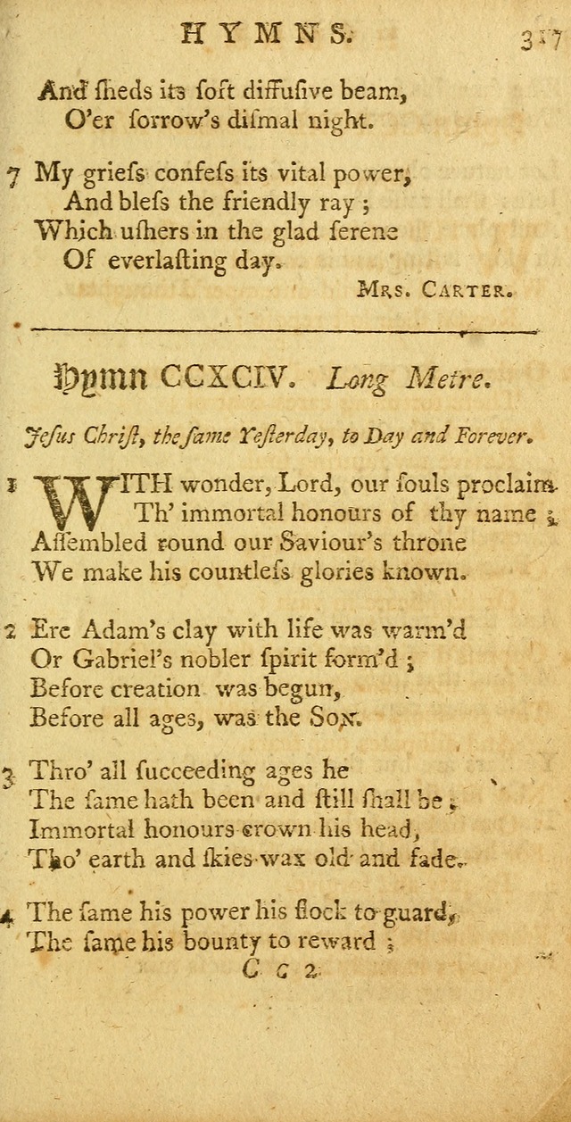 Sacred Poetry: consisting of psalms and hymns, adapted to Christian devotion, in public and private, selected from the best authors, with variations and additions page 597