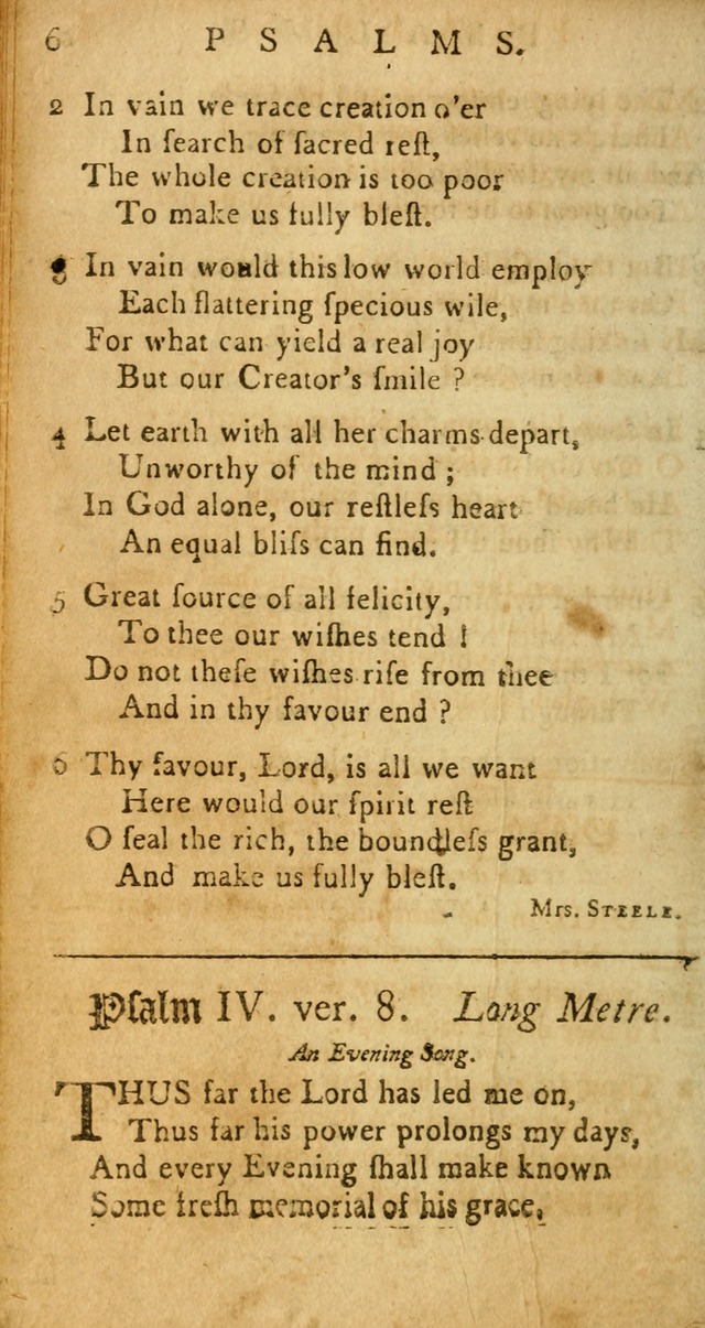 Sacred Poetry: consisting of psalms and hymns, adapted to Christian devotion, in public and private, selected from the best authors, with variations and additions page 6