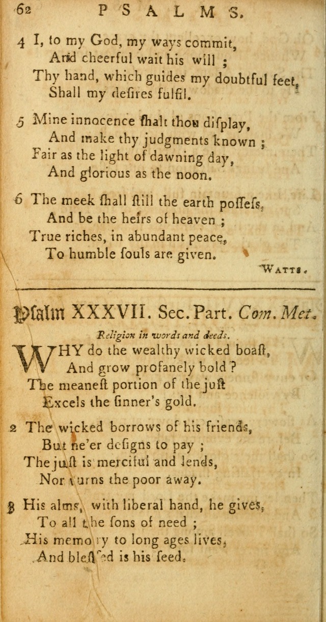 Sacred Poetry: consisting of psalms and hymns, adapted to Christian devotion, in public and private, selected from the best authors, with variations and additions page 64