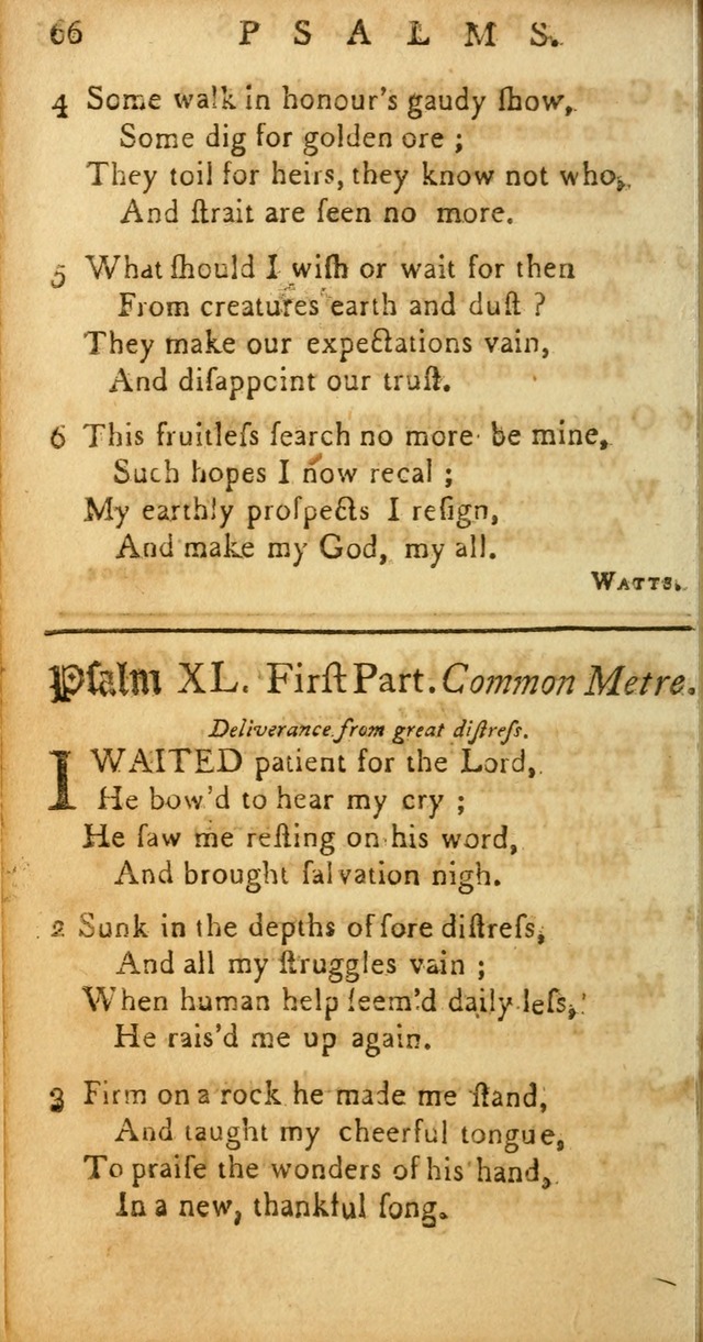 Sacred Poetry: consisting of psalms and hymns, adapted to Christian devotion, in public and private, selected from the best authors, with variations and additions page 68