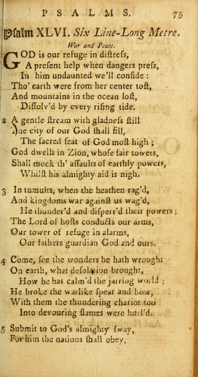 Sacred Poetry: consisting of psalms and hymns, adapted to Christian devotion, in public and private, selected from the best authors, with variations and additions page 77