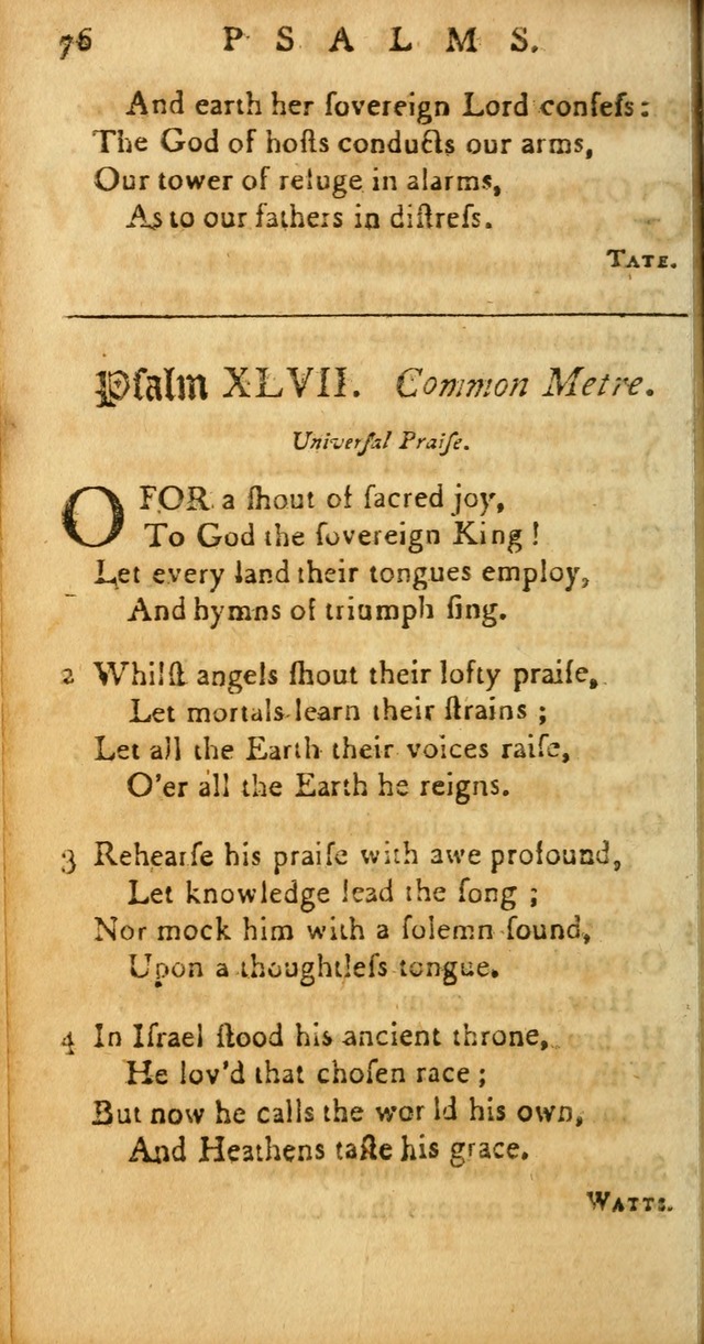 Sacred Poetry: consisting of psalms and hymns, adapted to Christian devotion, in public and private, selected from the best authors, with variations and additions page 78