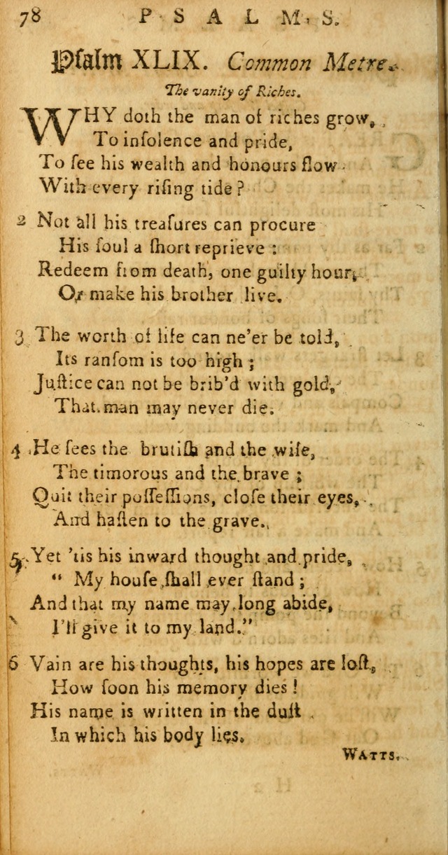 Sacred Poetry: consisting of psalms and hymns, adapted to Christian devotion, in public and private, selected from the best authors, with variations and additions page 80