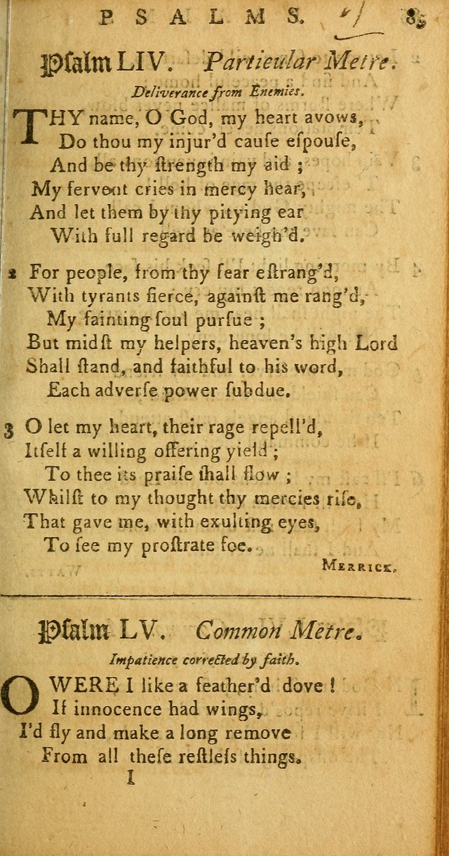 Sacred Poetry: consisting of psalms and hymns, adapted to Christian devotion, in public and private, selected from the best authors, with variations and additions page 87