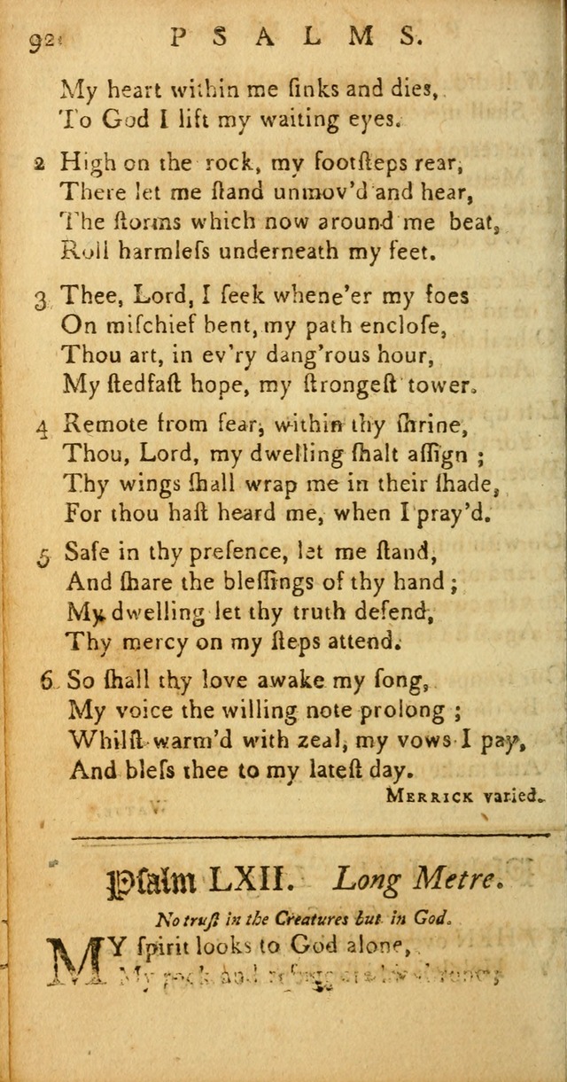 Sacred Poetry: consisting of psalms and hymns, adapted to Christian devotion, in public and private, selected from the best authors, with variations and additions page 94