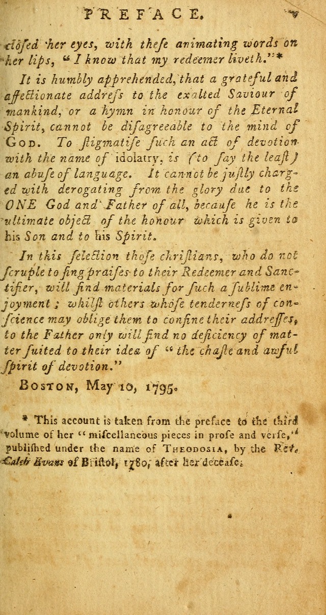 Sacred Poetry: consisting of psalms and hymns, adapted to Christian devotion, in public and private, selected from the best authors, with variations and additions page xi