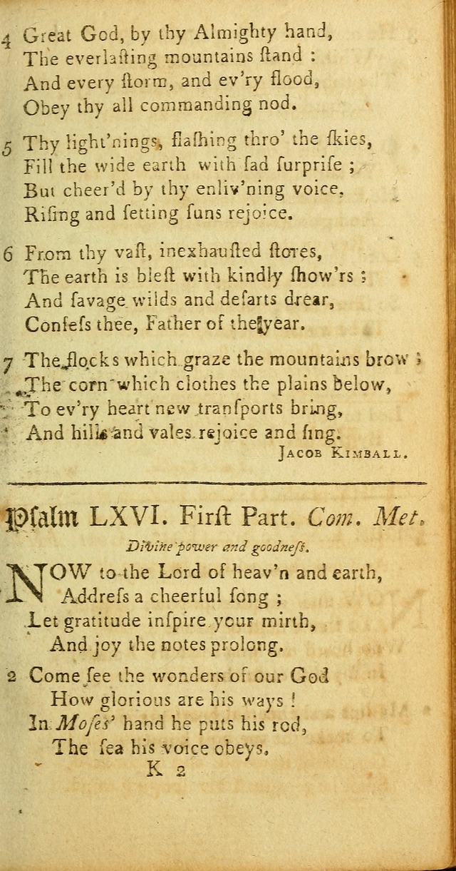 Sacred Poetry: Consisting of Psalms and Hymns, Adapted to Christian        Devotion, in Public and Private. 2nd ed. page 103