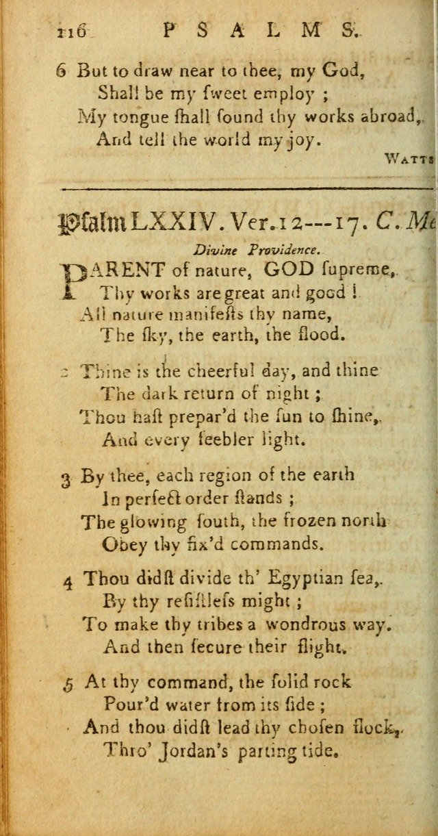 Sacred Poetry: Consisting of Psalms and Hymns, Adapted to Christian        Devotion, in Public and Private. 2nd ed. page 118