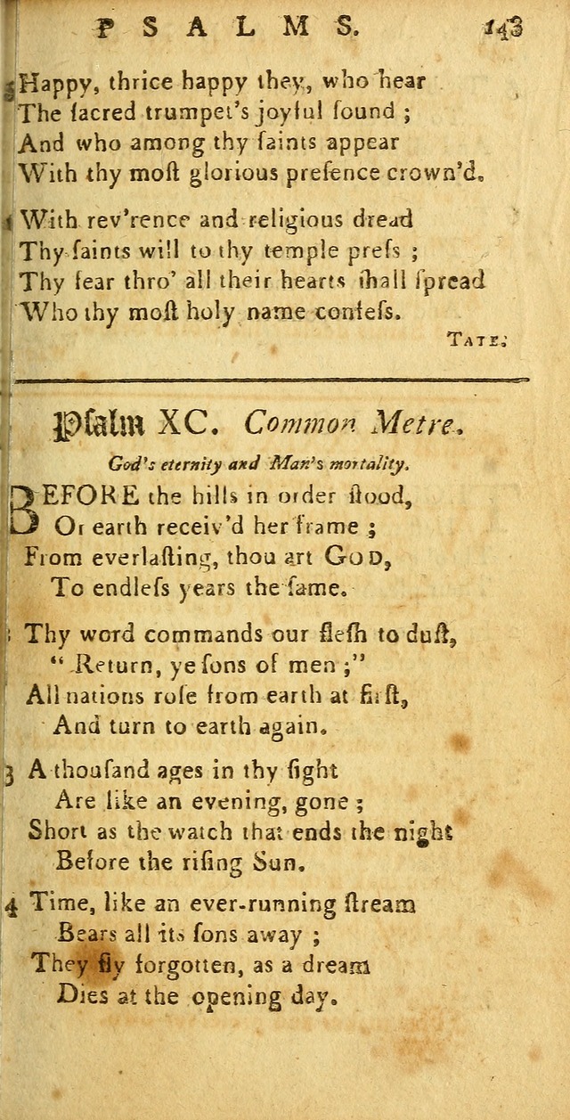 Sacred Poetry: Consisting of Psalms and Hymns, Adapted to Christian        Devotion, in Public and Private. 2nd ed. page 147