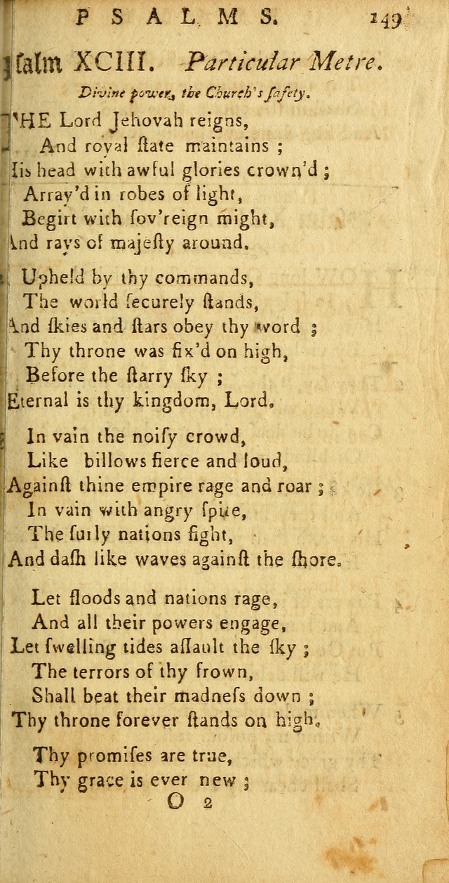 Sacred Poetry: Consisting of Psalms and Hymns, Adapted to Christian        Devotion, in Public and Private. 2nd ed. page 153