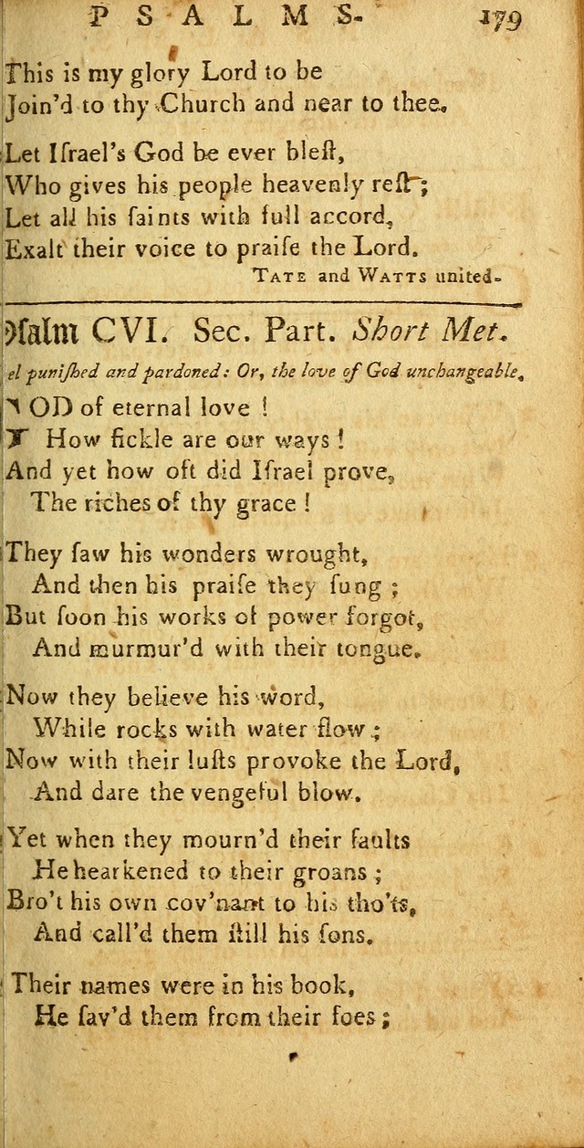 Sacred Poetry: Consisting of Psalms and Hymns, Adapted to Christian        Devotion, in Public and Private. 2nd ed. page 183