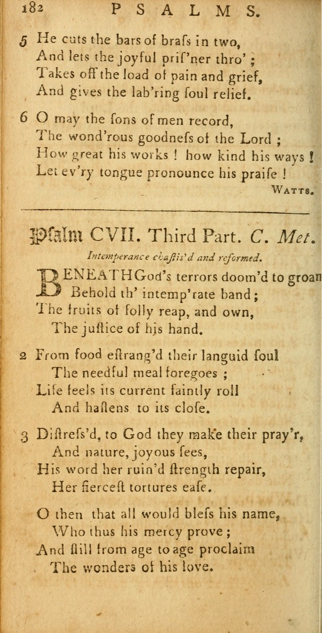 Sacred Poetry: Consisting of Psalms and Hymns, Adapted to Christian        Devotion, in Public and Private. 2nd ed. page 186