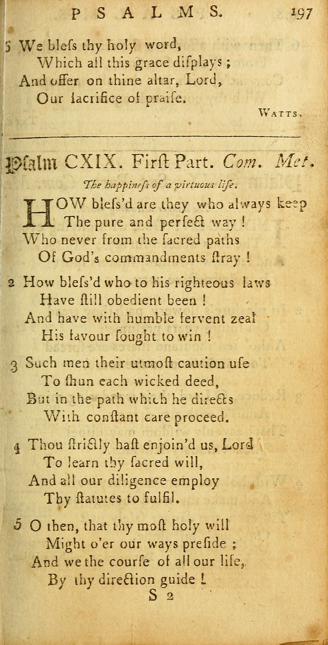 Sacred Poetry: Consisting of Psalms and Hymns, Adapted to Christian        Devotion, in Public and Private. 2nd ed. page 201