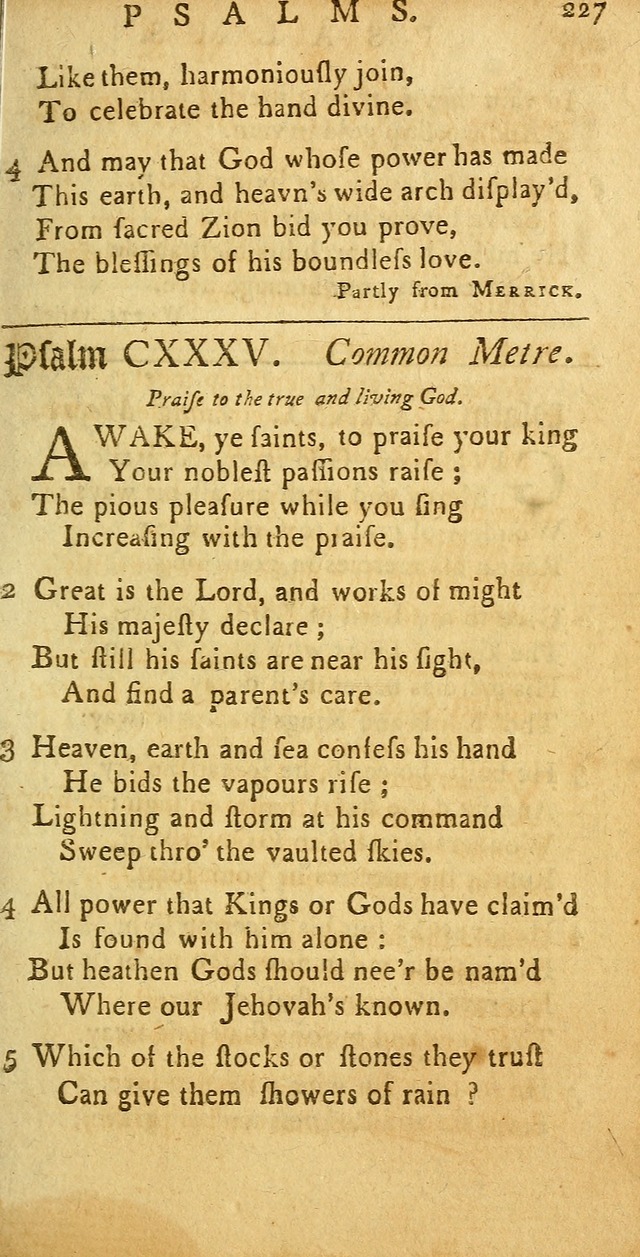 Sacred Poetry: Consisting of Psalms and Hymns, Adapted to Christian        Devotion, in Public and Private. 2nd ed. page 231