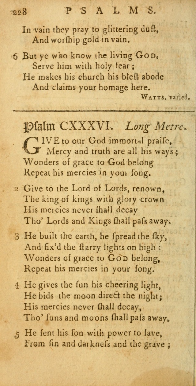 Sacred Poetry: Consisting of Psalms and Hymns, Adapted to Christian        Devotion, in Public and Private. 2nd ed. page 232