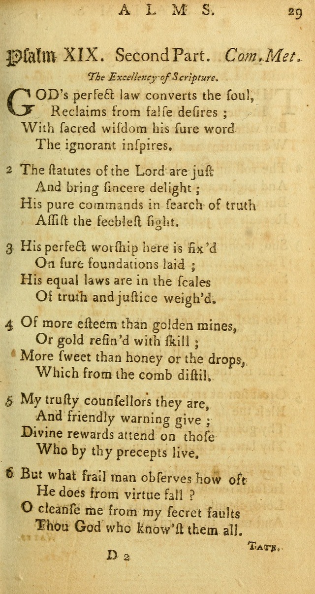 Sacred Poetry: Consisting of Psalms and Hymns, Adapted to Christian        Devotion, in Public and Private. 2nd ed. page 29