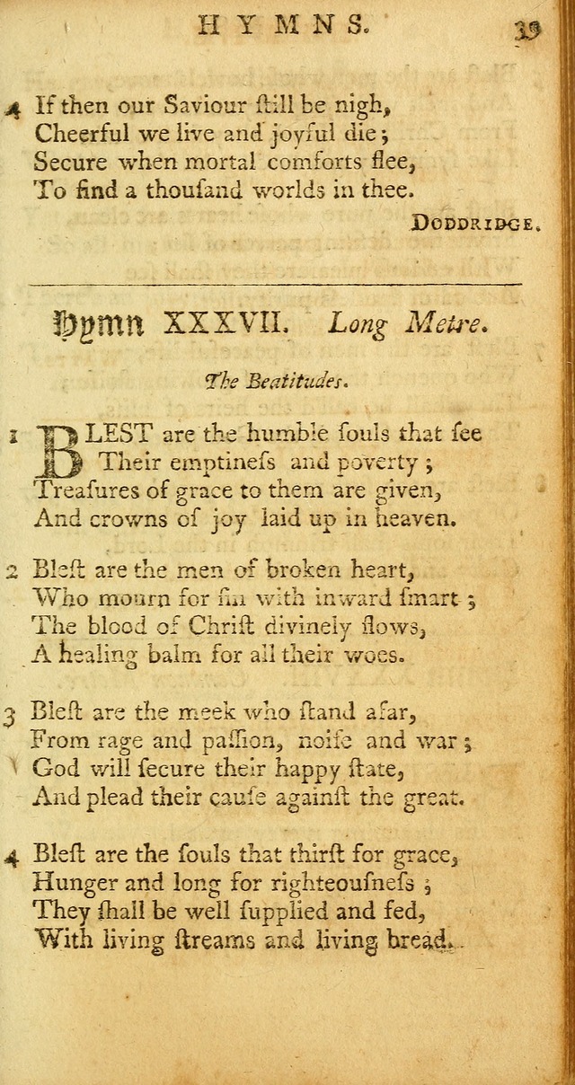 Sacred Poetry: Consisting of Psalms and Hymns, Adapted to Christian        Devotion, in Public and Private. 2nd ed. page 319