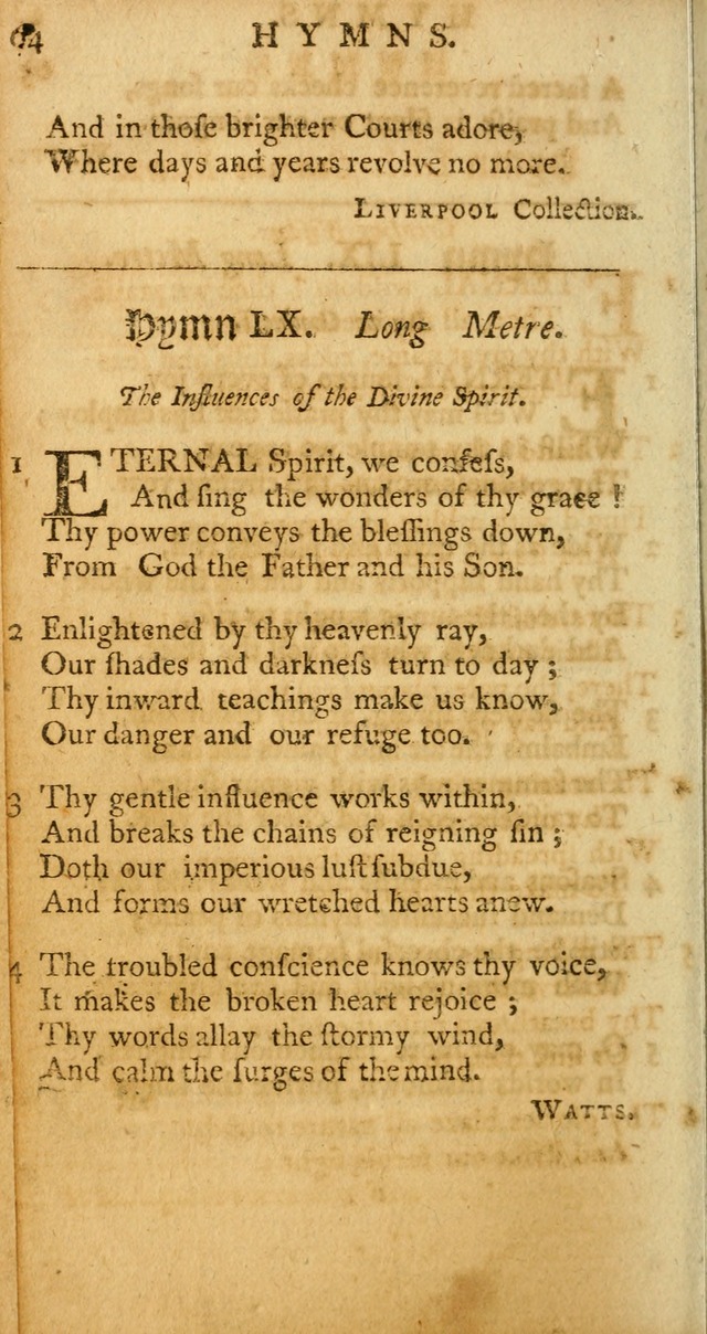 Sacred Poetry: Consisting of Psalms and Hymns, Adapted to Christian        Devotion, in Public and Private. 2nd ed. page 344